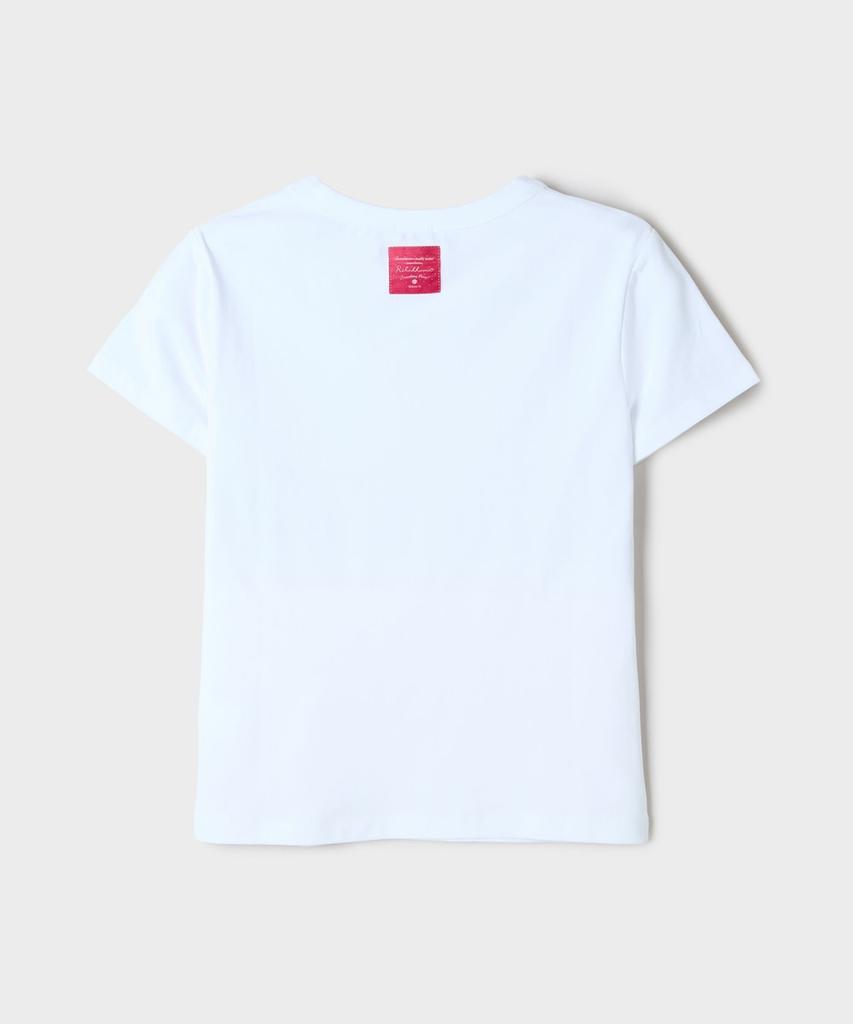 Seupao [Rilakkuma] Slim Fit Short Sleeve T-Shirt (White)_Sprlg25U23