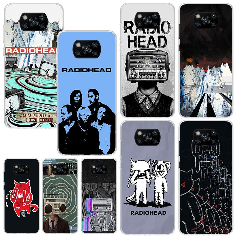 Bnad R-Radiohead Phone Case For Xiaomi Poco X7 X6 X5 M7 M8 Pro F7 Ultra Redmi 15C 15 13C 13 12C 12 10 10C 10A Art Fundas Poco X7