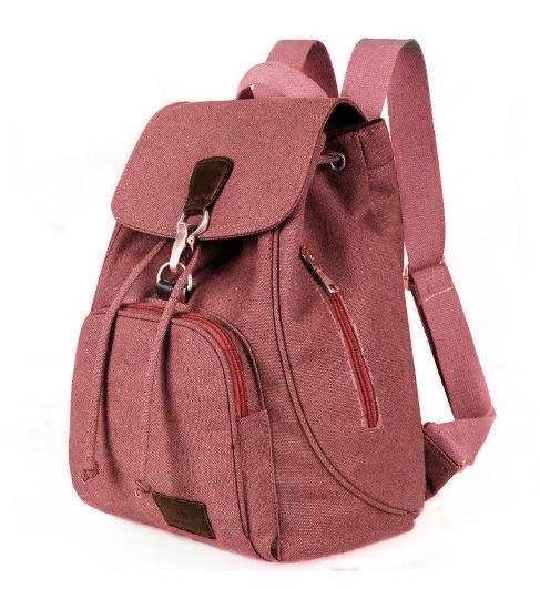 Sac à dos vintage en toile, tendance et décontracté, ultra-léger, idéal pour les voyages en plein air, les études ou les études supérieures.