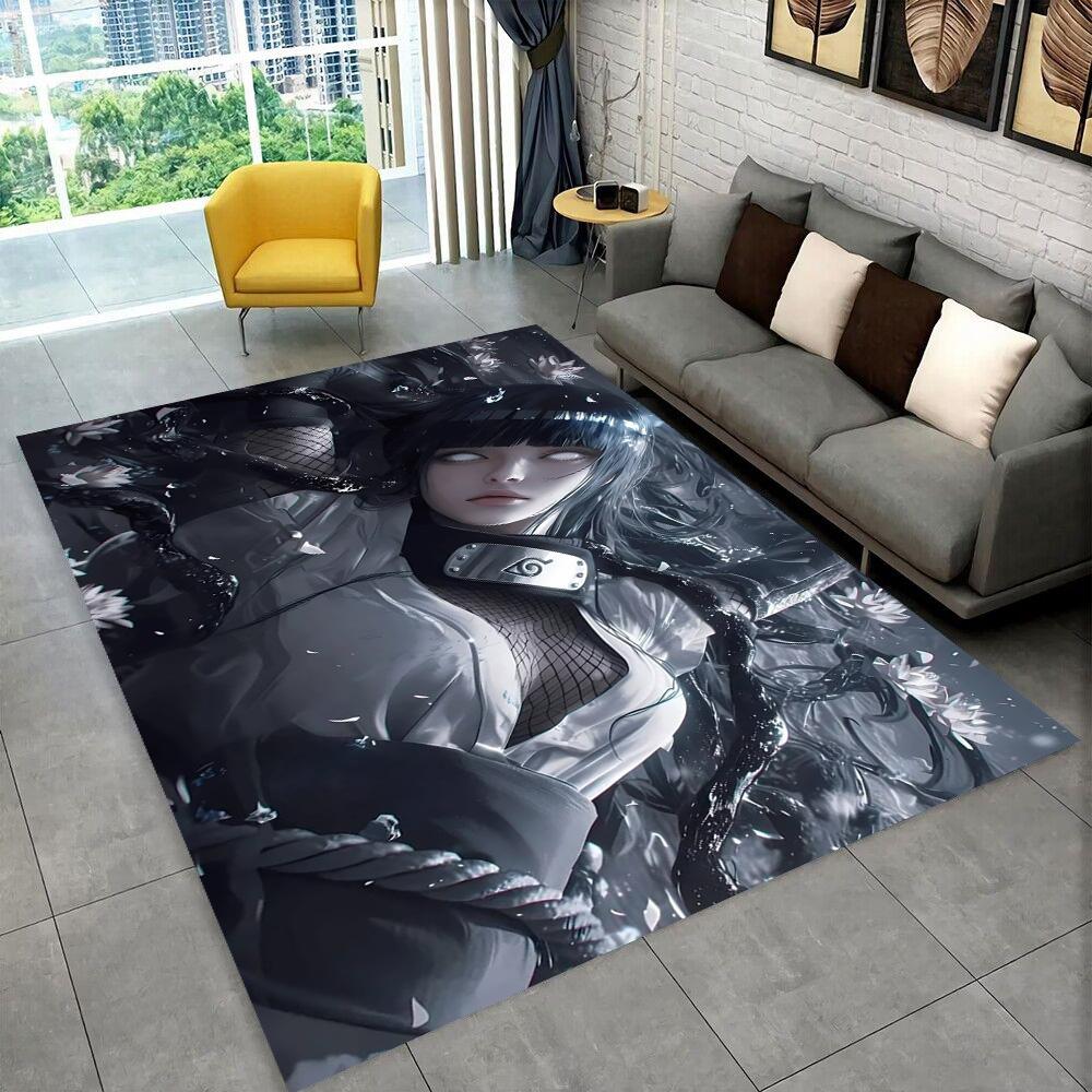 3D N-Naruto Cartoon Anime I-Itachi Teppich für Spielzimmer Schlafzimmer Wohnzimmer Sofa Heimdekoration, Kinder Teppich Rutschfeste Bodenmatte