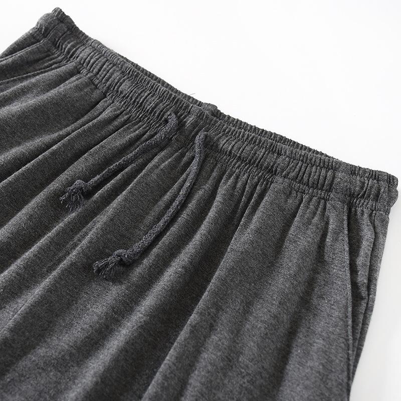 Zomer heren losse shorts dunne elasticiteit ademend stretch sneldrogend casual grote maten pyjamabroek strandshorts