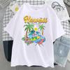 Hawaii Positive Vibes Optimism Print Women T-Shirt Cotton Loose Tshirts Street Breathable Tee Shirt Summer T Shirts