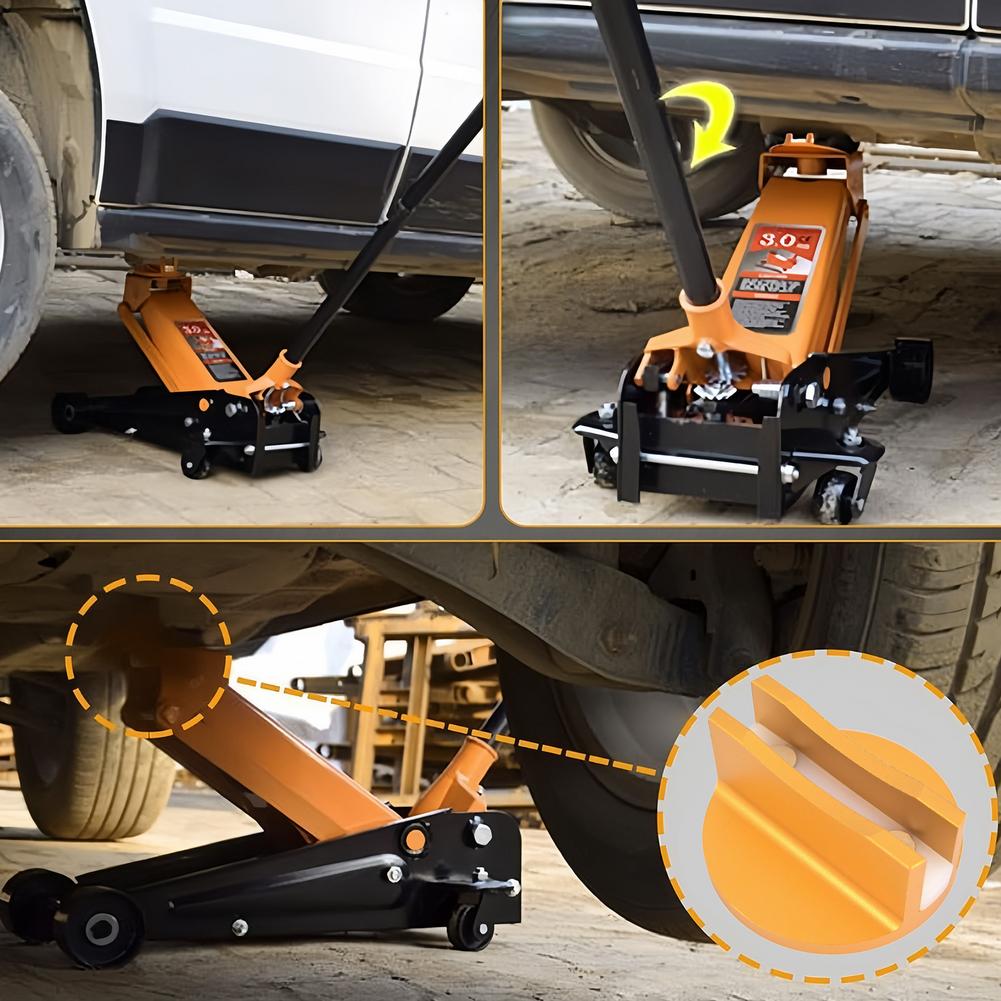 Magnetic Car Jack Adapter Aluminum Alloy Frame Rail Adapter For Vehicle Floor Jack Auto Repair Accessory Car Chassis Protect