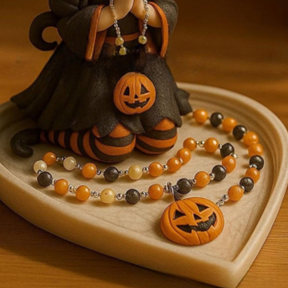 Halloween Witch Decor Witch Display Stand Spooky Halloween Witch Jewelry Organizer Desktop Decoration for Home Office