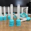 1/50/100Pcs Dental Mixing Tips Disposable Silicone Rubber Mixing Head 1:1 For Impression Mixing Dispensing