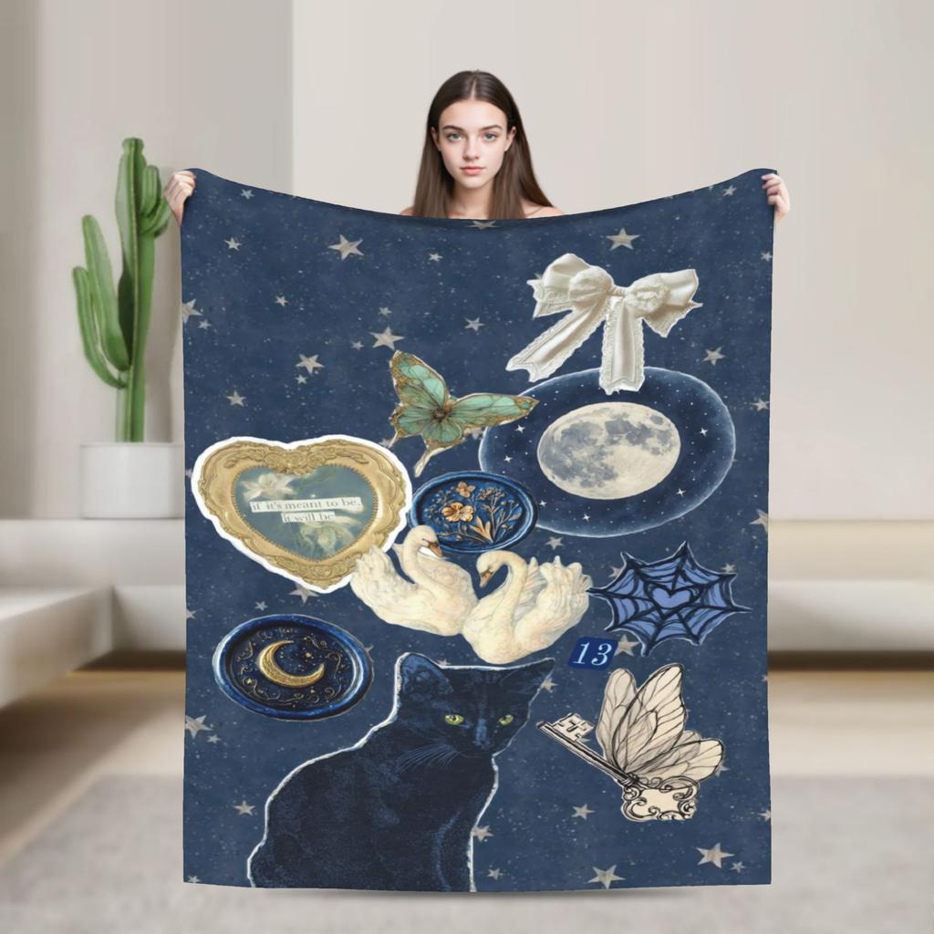 Holly Humberstone Cruel World Warm Soft Blanket  Travel Plush Bedding Throws Fluffy Couch Chair Flannel Bedspread Sofa Bed Cover