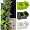 Bonsaï succulent en plastique, arrosage automatique, jardinière murale suspendue, conteneur de plantes, Pot de fleur