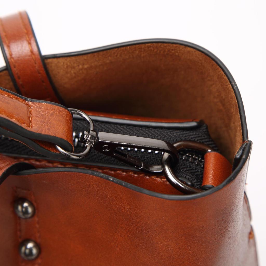 Women's Leather Fashion Handbag - European & American Style, Shoulder & Messenger Bag