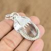 Geburtstagsgeschenk für sie Natur Golden Rutil Edelstein Anhänger 925 Sterling Silber
