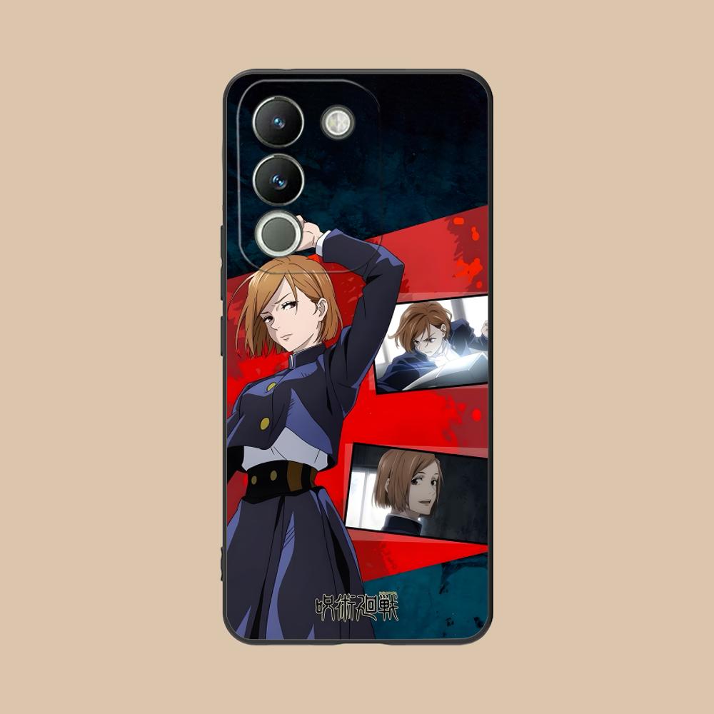 Jujutsu Kaisen Nobara Mobile Phone Case for VIVO V60 V50 V40 V30 V29 V27 V25 V23 Pro Lite 5G Colorful Printing Cover Smartphone