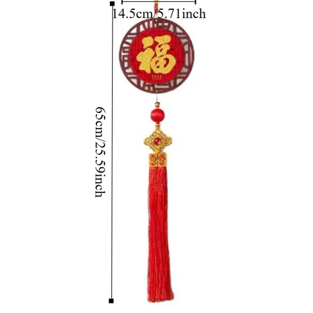Chinese Style 2026 New Years Decoration Red Good Luck Spring Festival Door Decoration Traditional Blessing