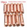 Versatile MB15AK Welding Contact Tips 0 6 1 2mm 10pcs Pack for MIG Welder Torch