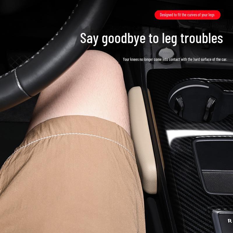 Car Armrest & Knee Support Pad for Main Driver - Enhanced Left Elbow and Leg Comfort