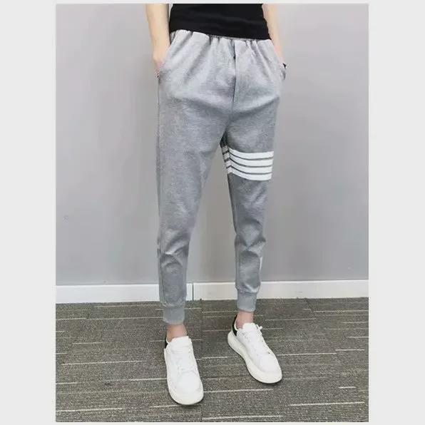 Pharaoh Men's Slim-Fit Summer Nine-Point Casual Pants