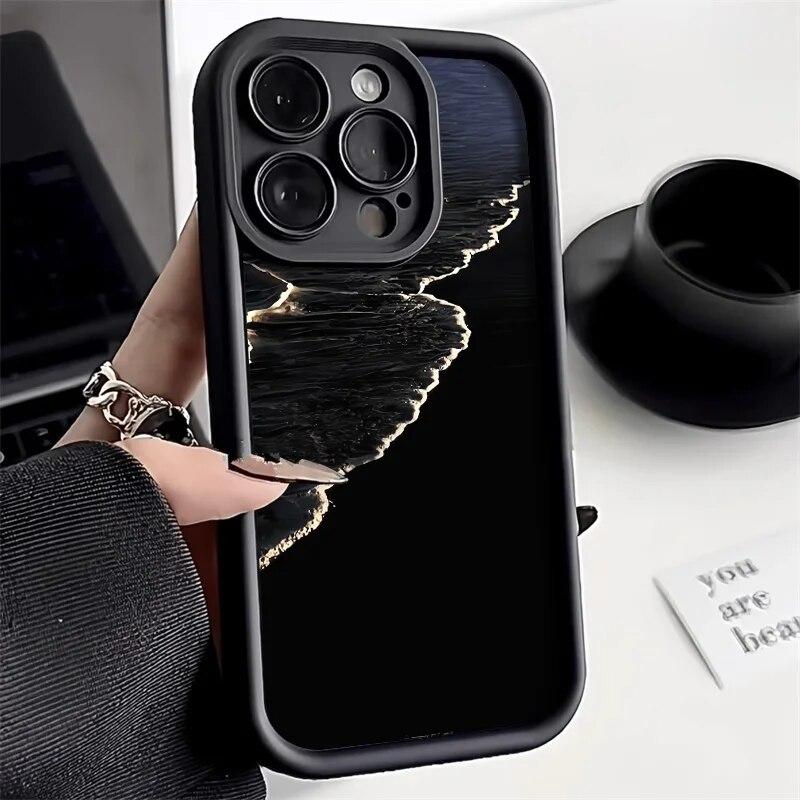 Husă pentru telefon Soft Candy lichid din silicon pentru iPhone 15 Pro Husă pentru iPhone 11 13 12 14 Pro Max XR XS 7 8 SE Husă de protecție antișoc