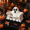 Festive Halloween Home Decor Jewelry Tray, 3D Printed Ghost Pumpkin Couch Shaped Trinket Dish, Party Gothic Small Decorative Dish for Rings