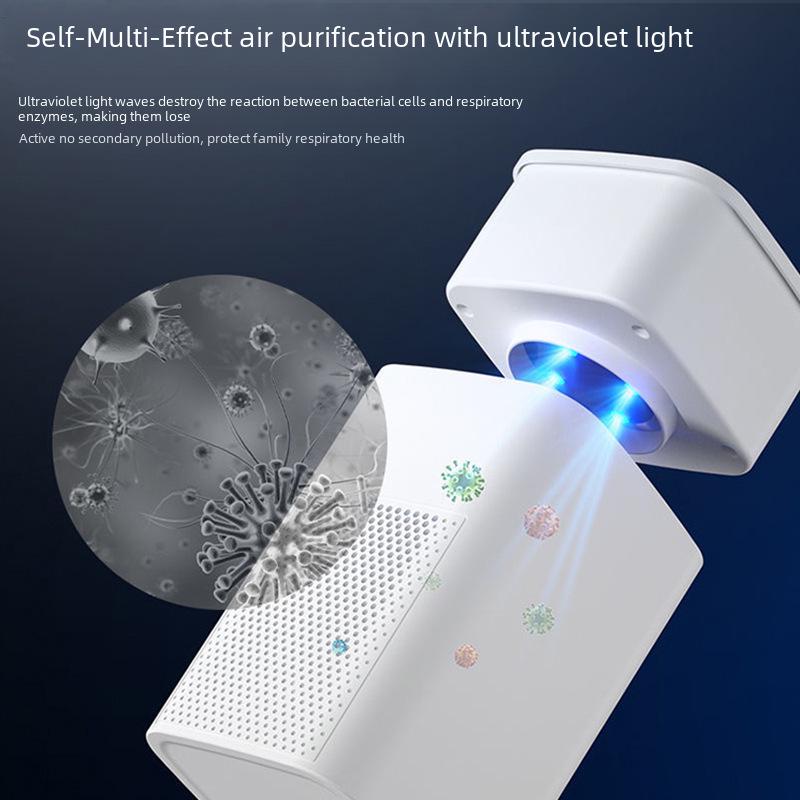 Portable USB Air Purifier & Vacuum Cleaner for Office, Car, and Home