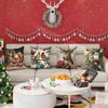 Kerst-thema KussenslopenGeschikt voor bank auto slaapkamer decoratieve kussenhoes kussensloop