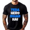 Held Südasiatisch Indisch Desi Humor Sarkastisch Bollywood Memes Luxuskleidung Herren Baumwoll-T-Shirt Lässig