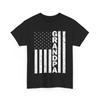 Grandpa American Flag T-Shirt Mens Womens Tees Top, Grandfather Father's Day Vintage Shirt