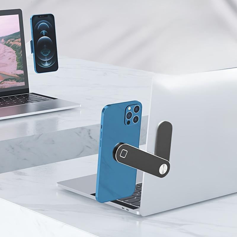 1 ST Aluminiumlegering telefoonstandaard, metalen magnetische standaard voor uitbreiding van dubbel scherm, geschikt voor laptops en tablets, zijschermstandaard voor laptop.