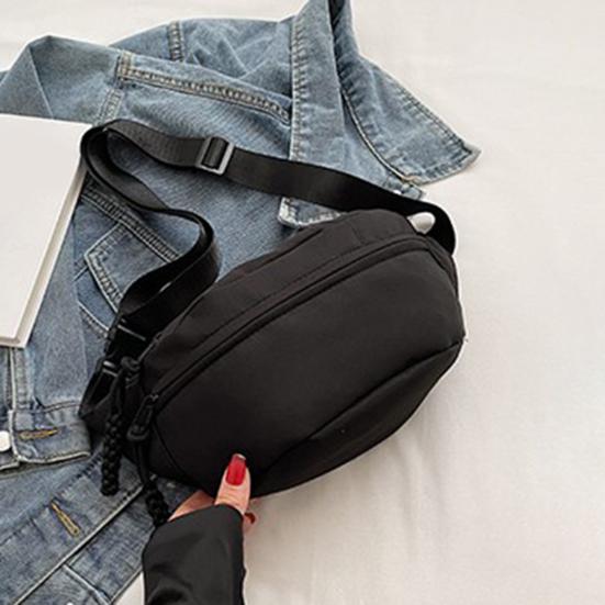 Marsupio a tracolla da donna con tracolla regolabile, tasche multiple con cerniera, portafoglio casual per sport, viaggi e vacanze