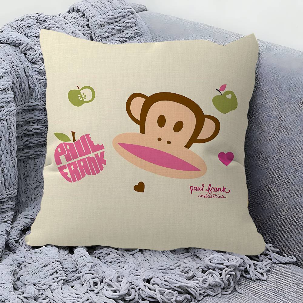 Logo P-Pauls F-Frank Pillow Anime Pillow Sofa Bed Head Pillow Cover Cushion Cover 45x45 Cm Fashion