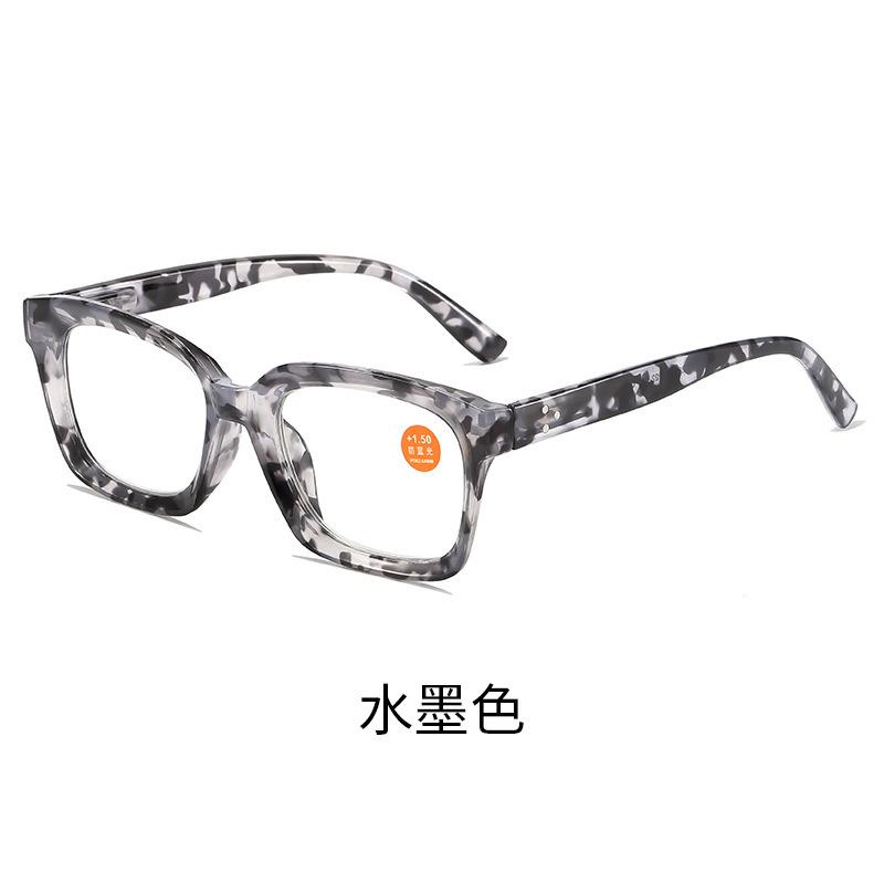 New Oversized Reading Glasses for Women Men Anti Blue Light Eyewear Suitable Reading Presbyopia Eyeglasses Diopter 0~+ 4.0
