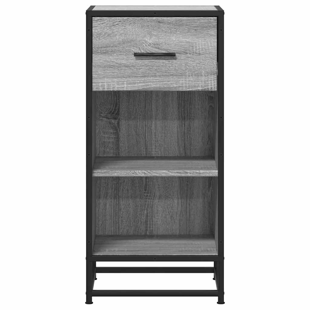 Cabinet, Sonoma Oak Grey, 35.5X35X76 Cm Wood-Based Material