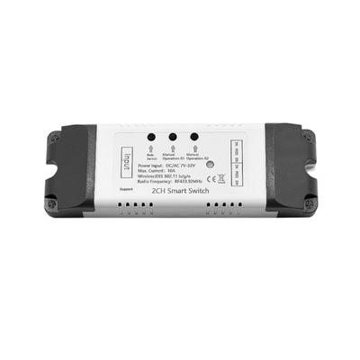 2CH Switches Modules Garage Door Light Motor Controller for Rolling Sliding Door AC-DC 7V-32V 2 Channel 10Amp RF433MHz