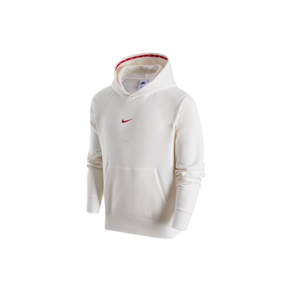 Nike Dragon Rise New Year Series FW23 Hoodie With Logo Print And Fleece Lining Men Tops Sail-White FZ6373-133