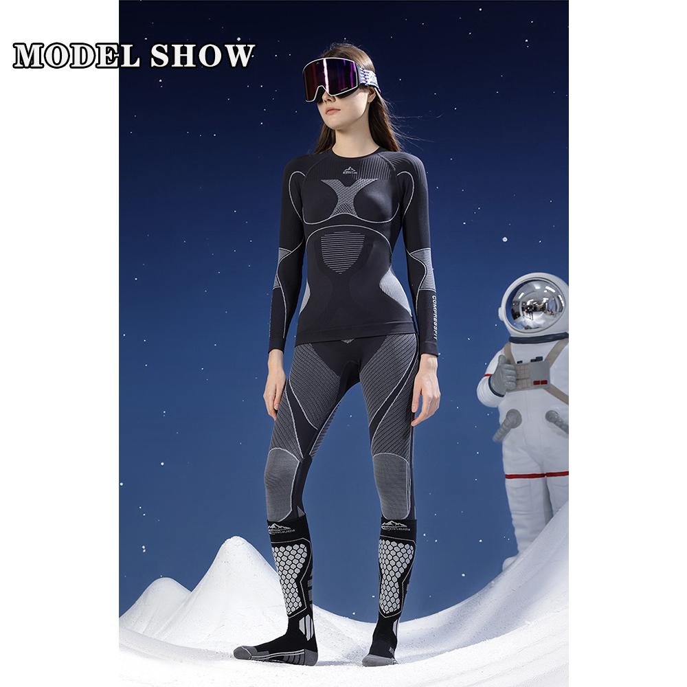 Merino Wool Socks Ski Socks for Men and Women, Breathable Compression Stockings, Thermal Socks, Warm Thick Winter Socks Knee High for Outdoor Sports