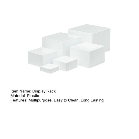 1/6Pcs Food Display Riser Cake Display Stand High Durability Multipurpose Cube Boxes