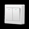 ZL Surface Mounted 2-Gang Single Pole Lighting Switch