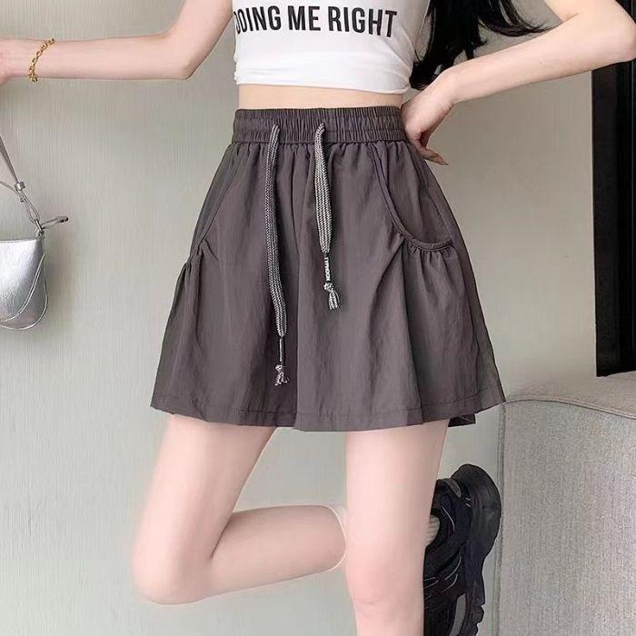 Quick-drying Wide-leg Pants Skirt Shorts Children's Hot Season Thin Large-size Skirt