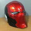 Red Hood Mask Wearable Arkham-Knight Gothan Halloween Cosplay Matte Resin Cos Mascara Fire Demon Mask Prop