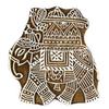Brown Indian Wood Stamps Block Print Brown Wooden Printing Block Decorative