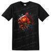 Fish Graphic Art T Shirt Ocean Fishing Sports Creative Design Tee