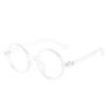 New Small Round Frame Reading Glasses Anti-blue Light Showing Young And Fashionable Ultra-light Hd Reading Glasses 907