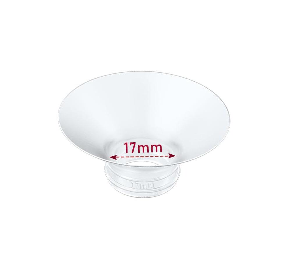 Breast Pump Replacement Parts: M5 Duckbill Valve, Silicone Diaphragm, 24mm Double Layer Flange