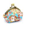 Moeruruya Münze Rund Niedliche Tasche Geldbörse, Geldbörse, Form, Damentasche, Klein, Handgefertigt, Japanischer Stil (blau)
