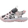 Li Ning Sandales Confortables Polyvalentes Absorbant les Chocs Respirantes Tige Basse Enfants Sandales Enfants Rose YKEV030-4