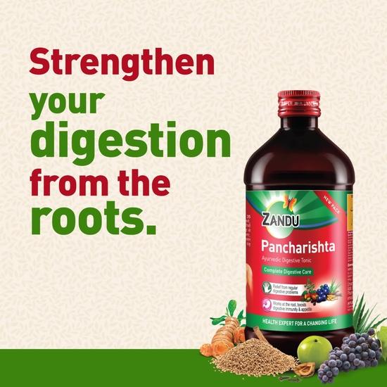Zandu Pancharishta Ayurvedisches Verdauungstonikum – 15-Tage-Packung | 900 ml