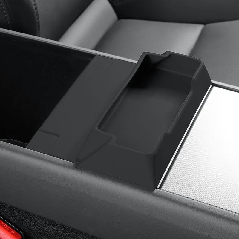 Pour Tesla Model Y Lancement 2025+ Juniper Plateau à Lunettes de Voiture Console Centrale Accoudoir Boîte de Rangement Organisateur Accessoires