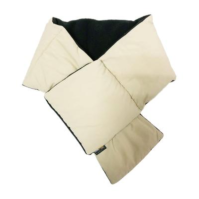 Basic Enchi Cordura Short Muffler, Made In Japan, Cold Weather Protection, One Size Fits All, Men's and Women's, Beige