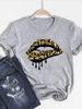 2026 Womens Clothing Star Print Tshirt Heart Pattern Trend Exquisite Cool Summer Top Fashionable Shortsleeved