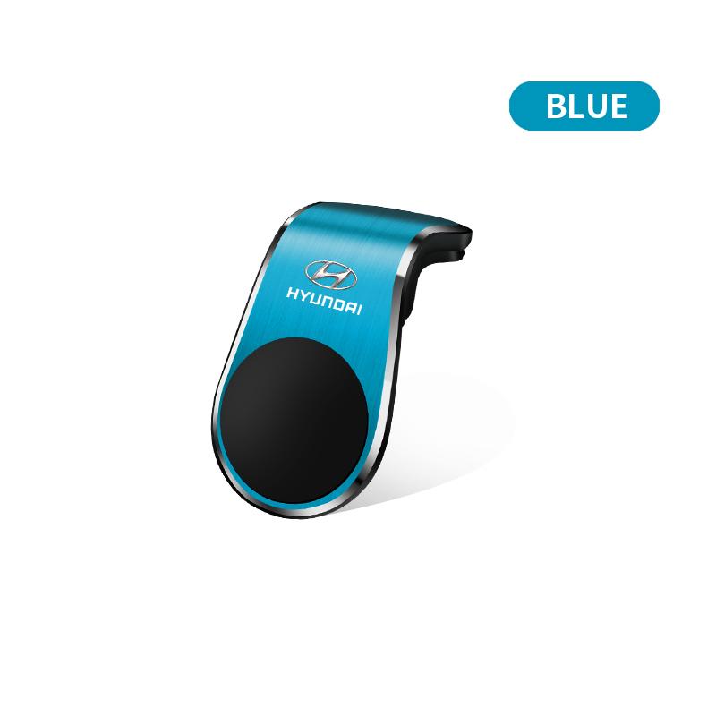 Car Magnetic L-shaped Car Dedicated GPS Phone Holder Emblem For Hyundai Mistra Lafesta Elantra Accent IX35 I20 I30 Azera Sonata