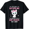 Funny Big Sister To Be 2024 Promoted To Big Sister 2024 Gift Unisex T-Shirt