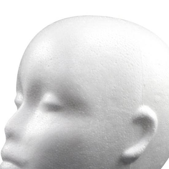 Foam Wig Head Tall Female Mannequin Hairpieces Display Holder Hats Sunglasses Headphone Headwear Stand