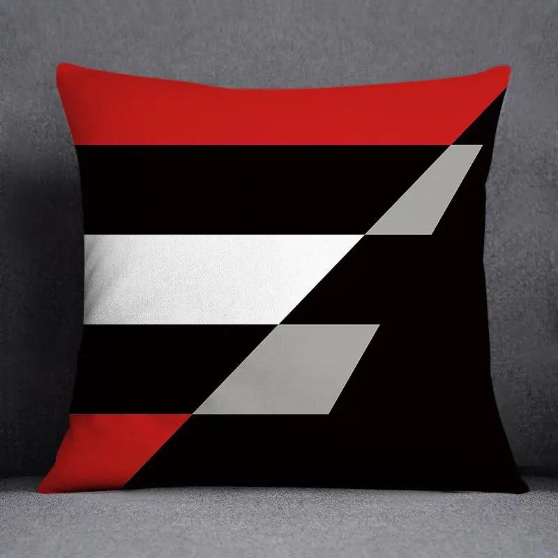 Color Geometric Pattern Decorative Pillowcase Square Pillowcase Home Office Decorative Cushion Cover